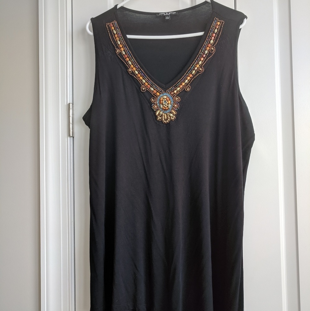Beaded Tank top.